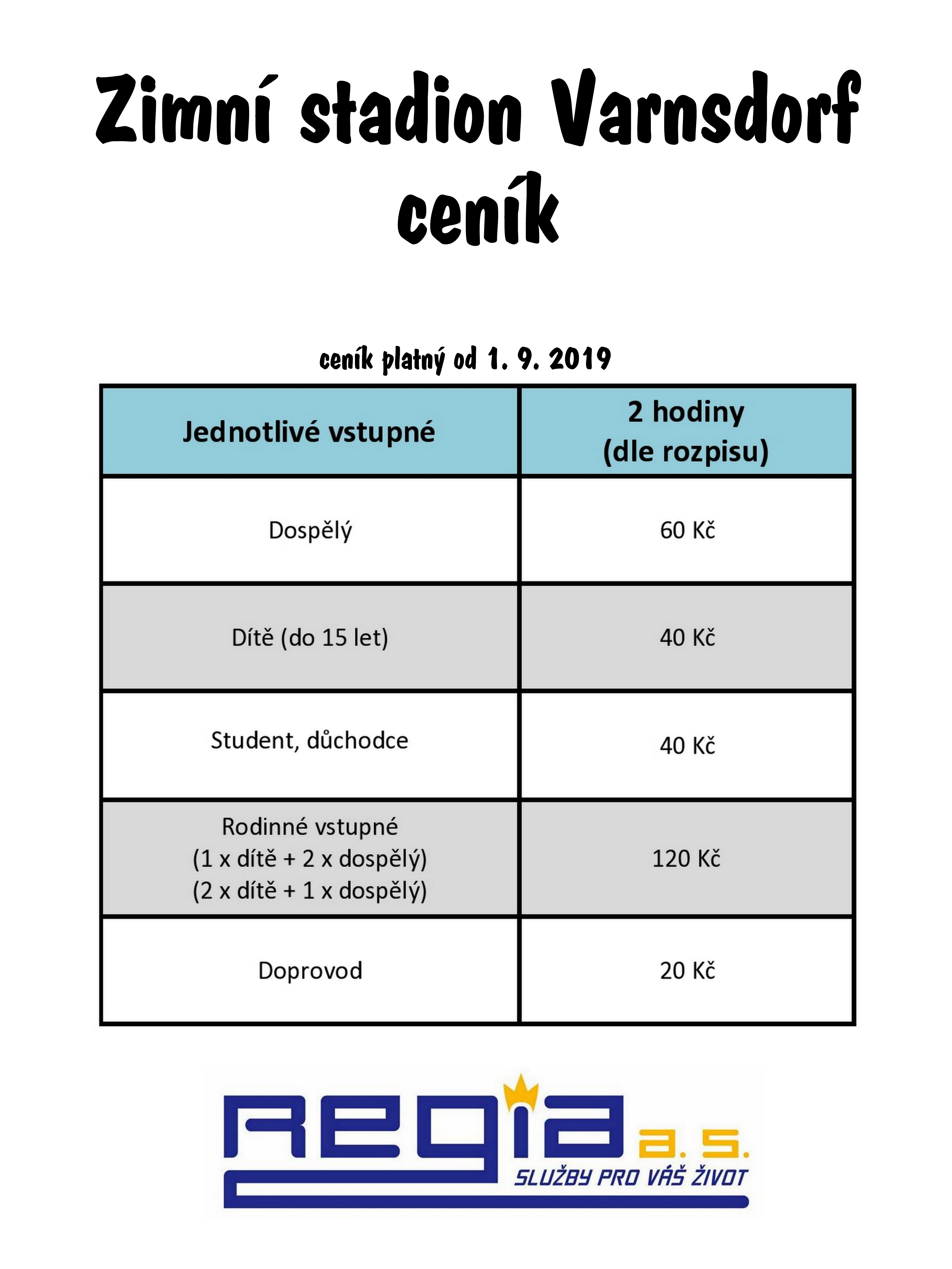 cenik 19 zimak | Město Varnsdorf