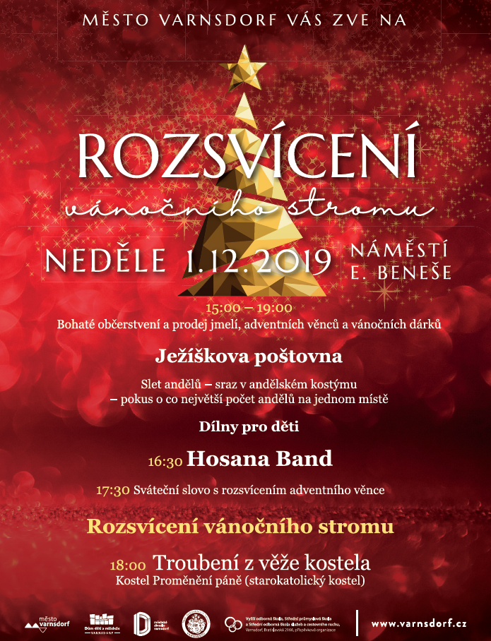 plakat vanocni strom 2019 | Město Varnsdorf