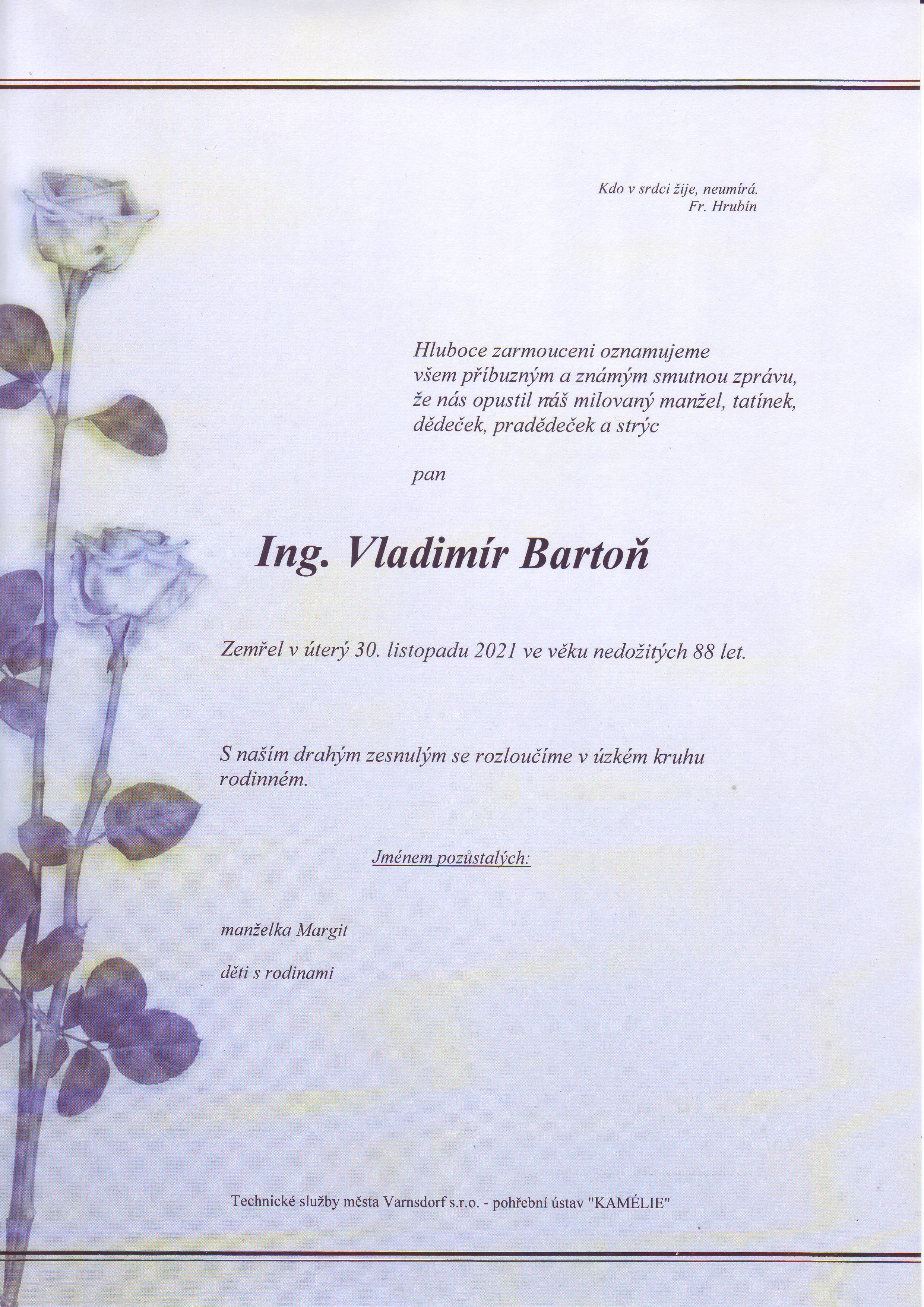 o parte vladimir barton | Město Varnsdorf