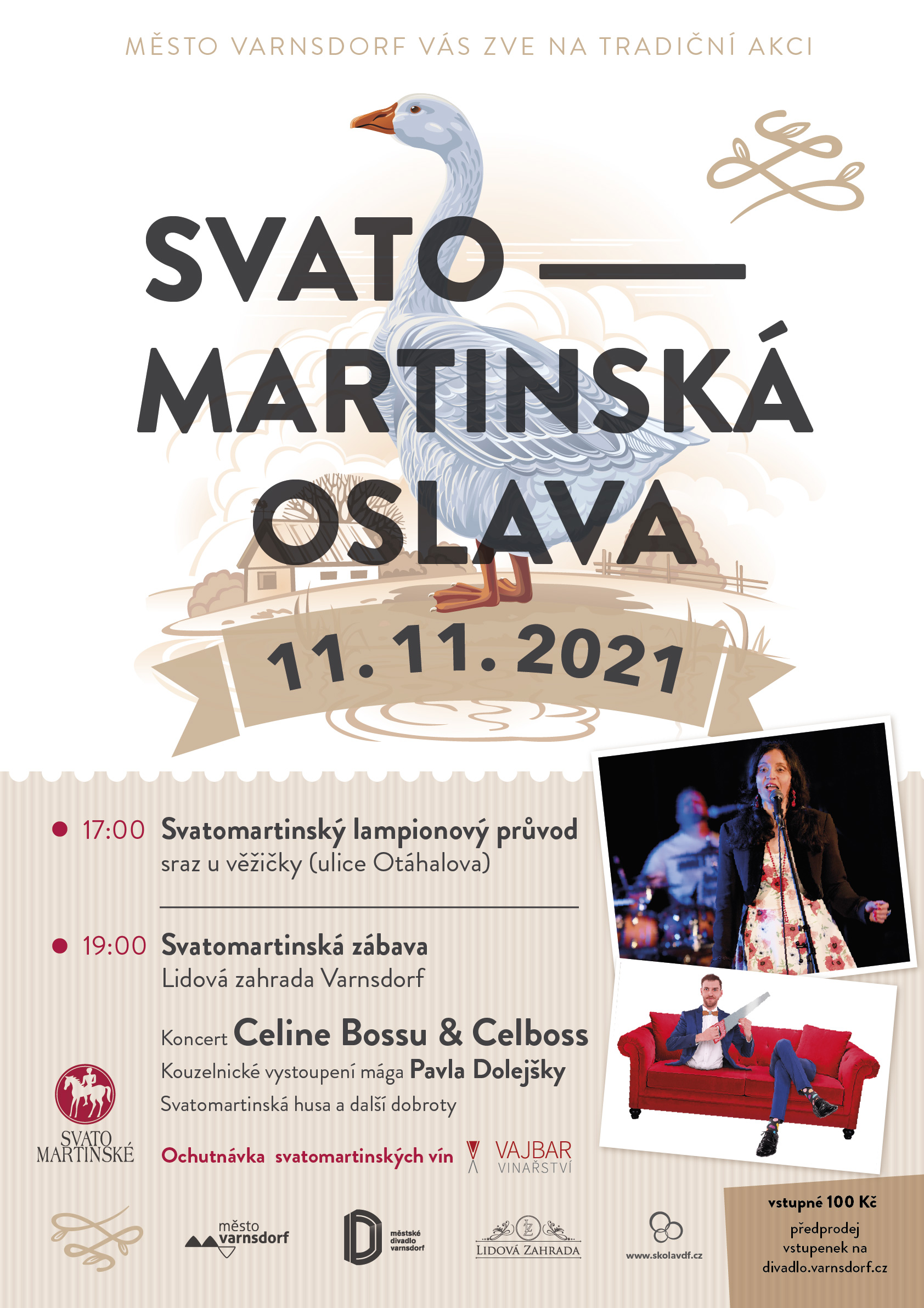 o svaty martin plakat web 2021 | Město Varnsdorf