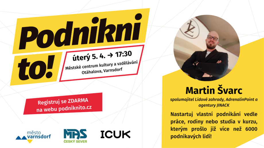 podnikni plakat | Město Varnsdorf