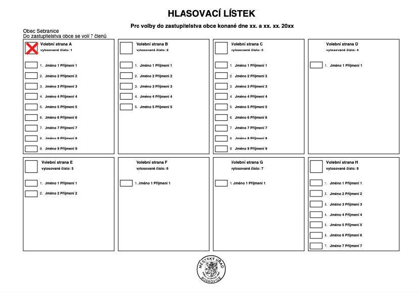 volby 1 | Město Varnsdorf