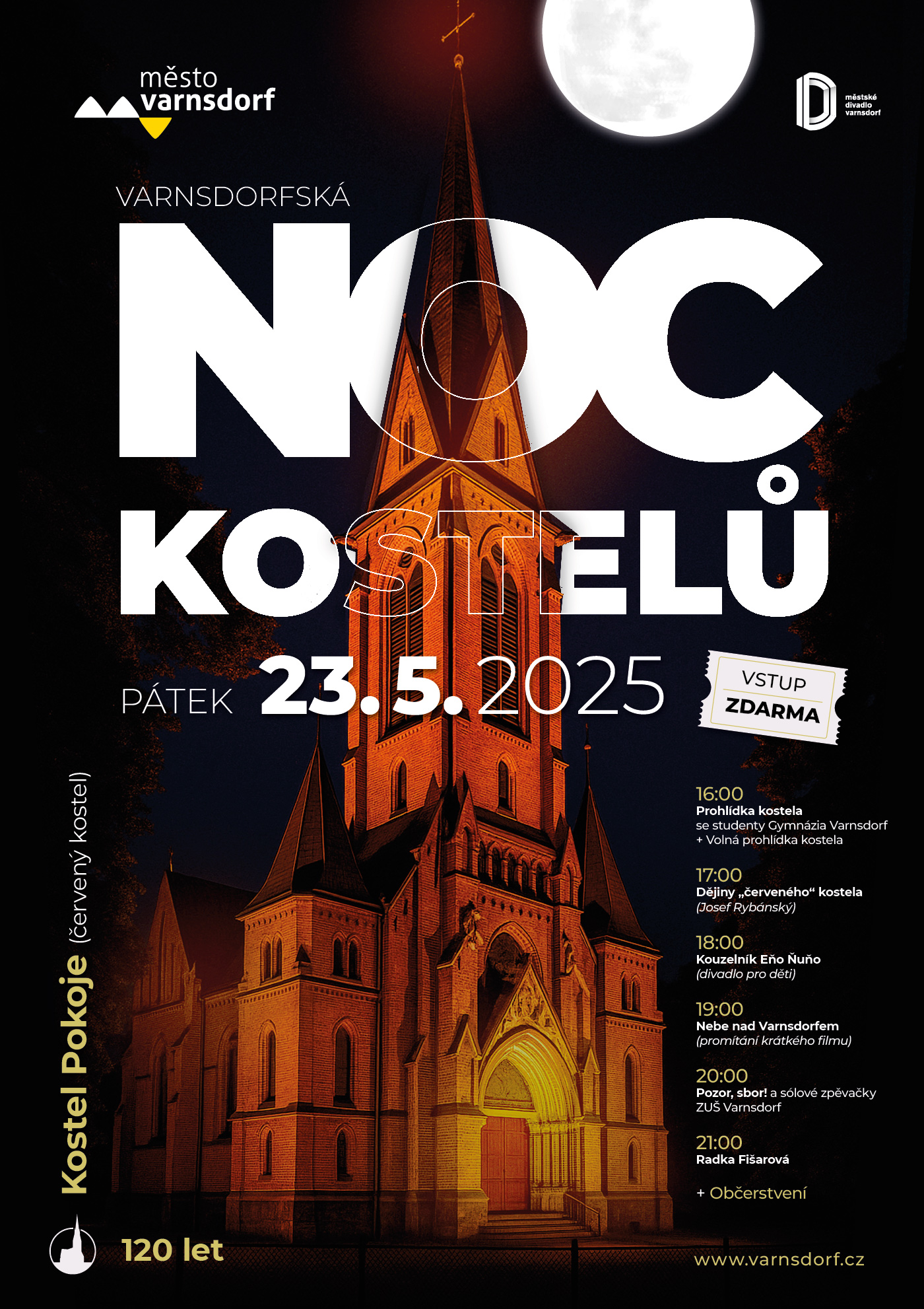 noc kostelu 2025 | Město Varnsdorf